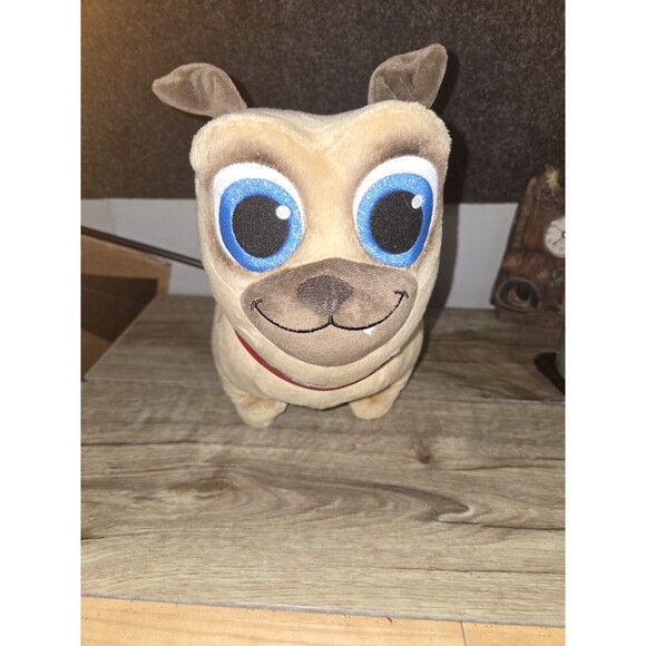 Puppy Dog Pals ROLLY Pug 12" Plush Disney Store Junior Toy Stuffed Animal - Picture 1 of 4